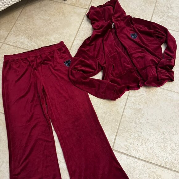 Marvel Women's Wakanda Forever Velour Graphic Zip-Up Hoodie L,  Pants Size XL - Picture 2 of 10